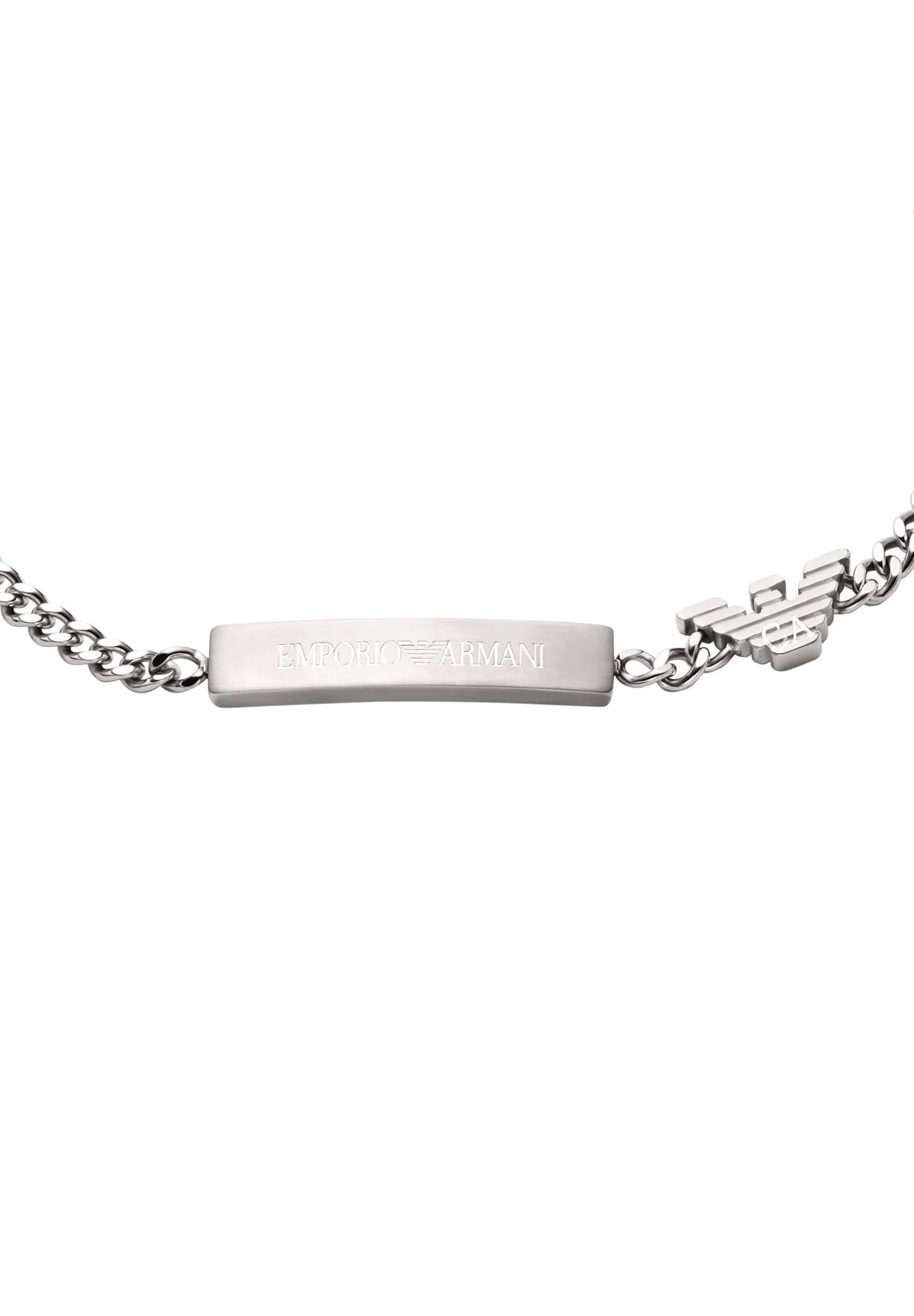 Armband mit ID-Plakette aus Edelstahl