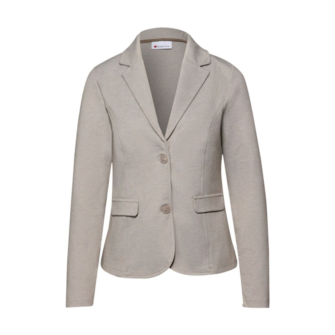 Klassischer taillierter Piqué-Blazer