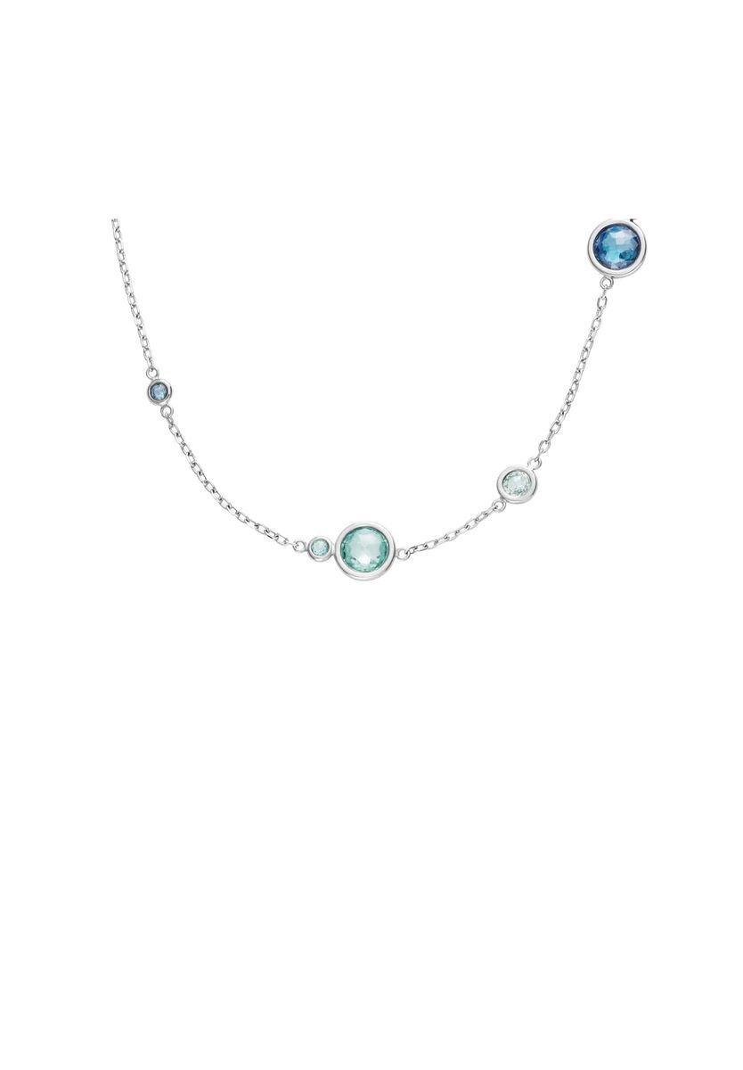 Elegante Halskette mit Meeresglas