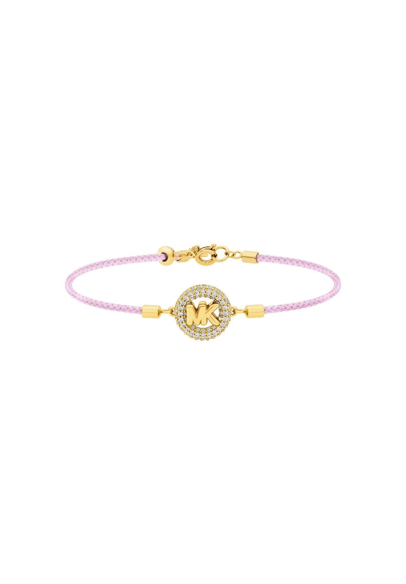Kordelarmband mit Logo-Pavé
