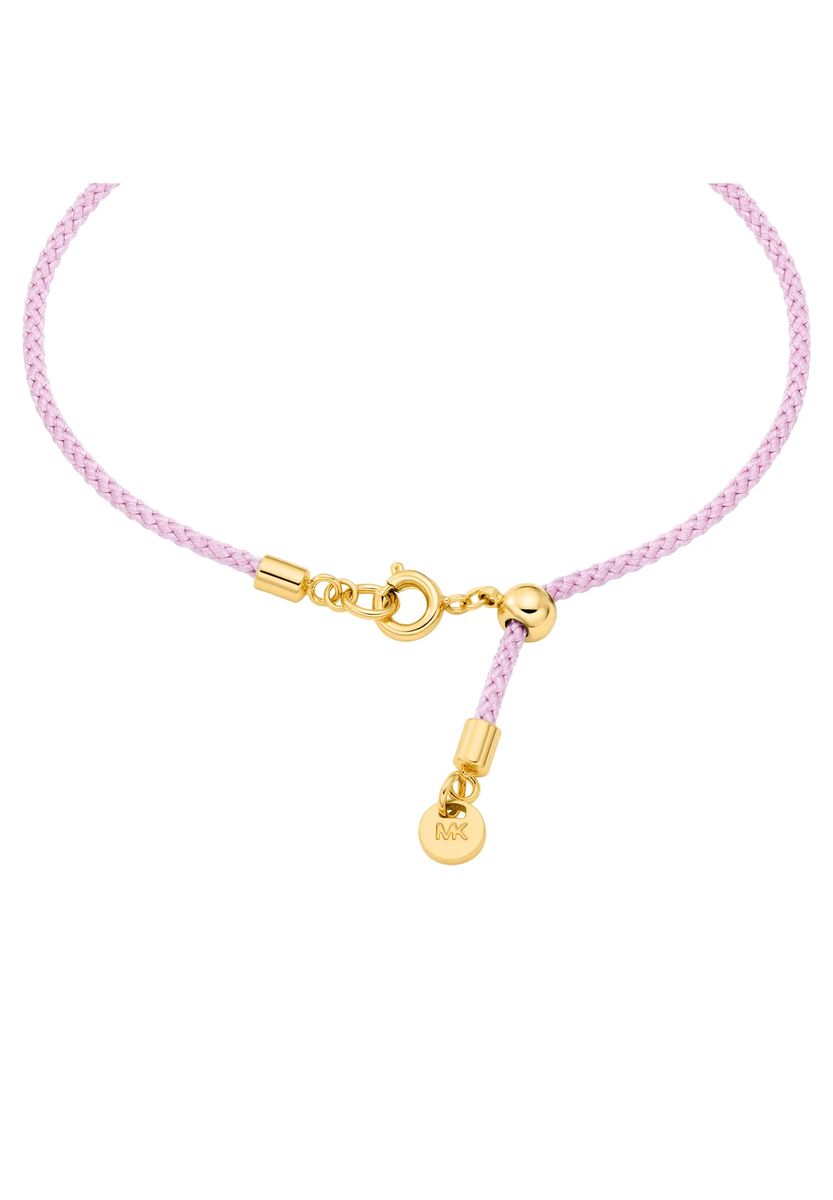Kordelarmband mit Logo-Pavé