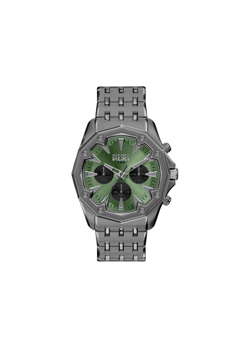 Industrielle Chronographenuhr mit hexagonaler Lünette