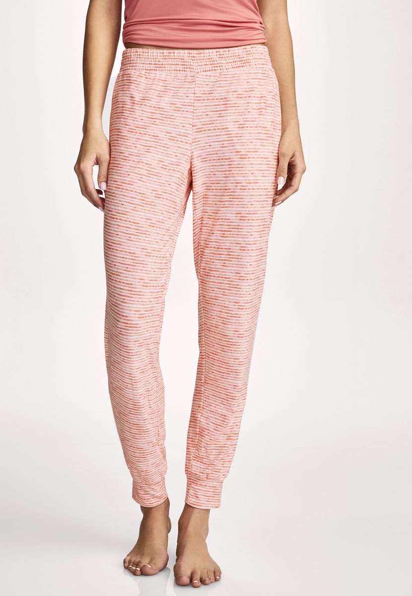 Atmungsaktive gestreifte Loungewear-Jogginghose
