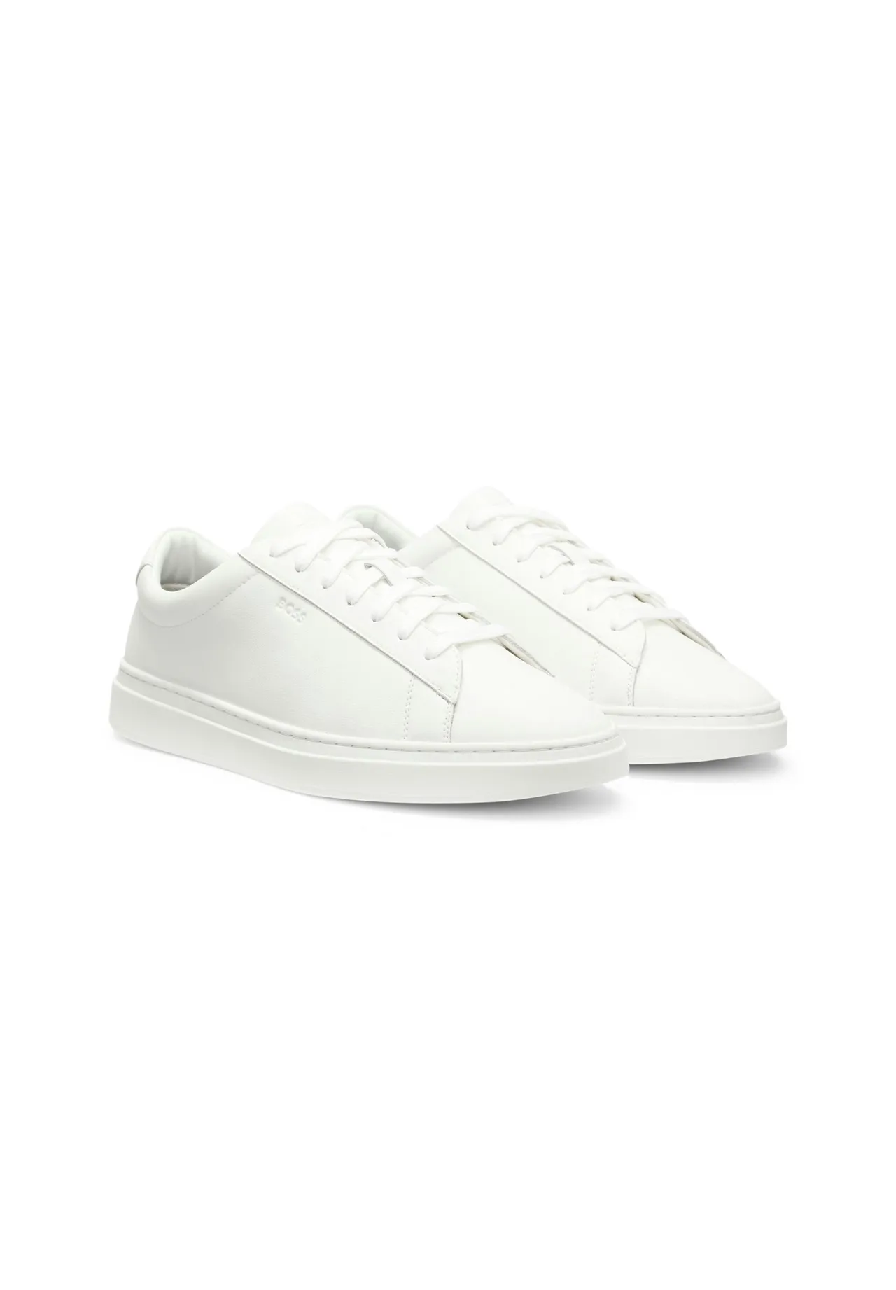 Minimalistische Sneaker aus Narbenleder
