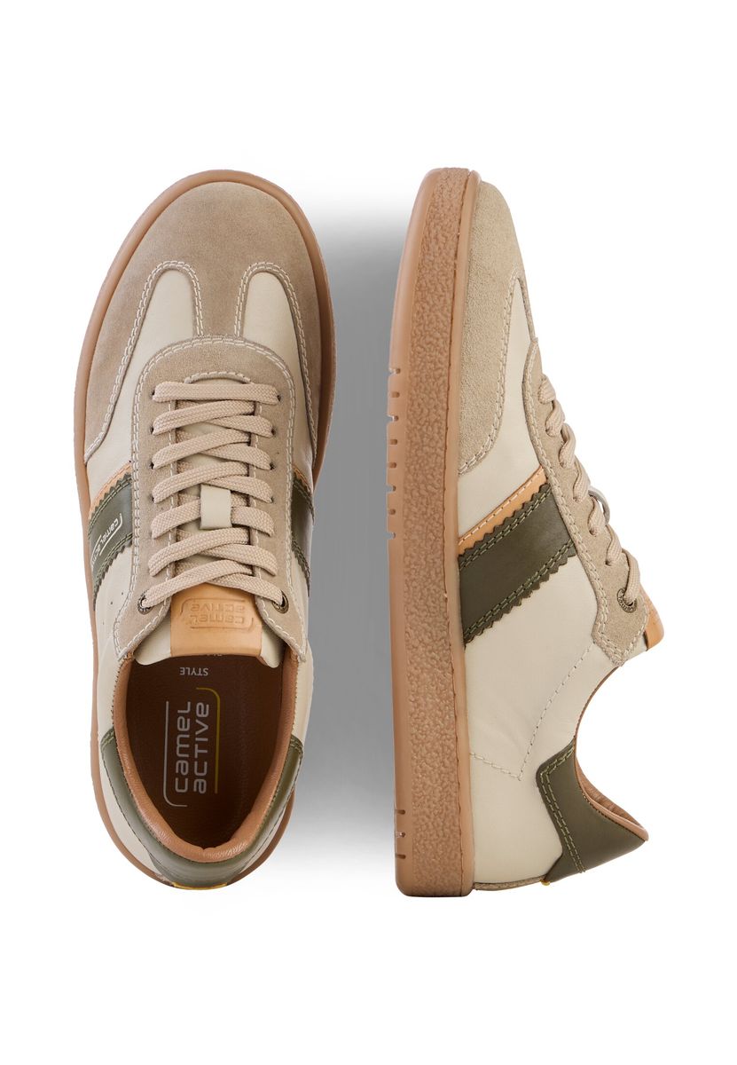 Retro-Sneaker aus verschiedenen Lederarten