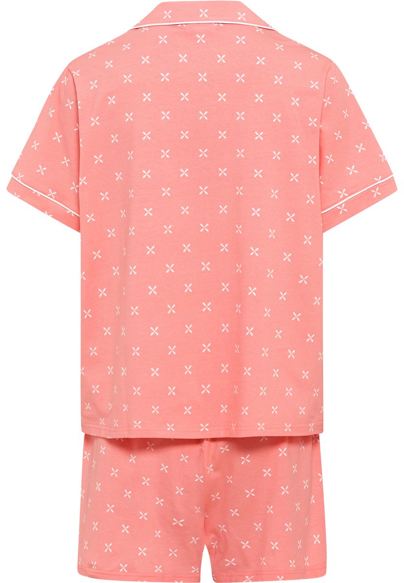 Gemustertes Kurzarm-Pyjama-Set