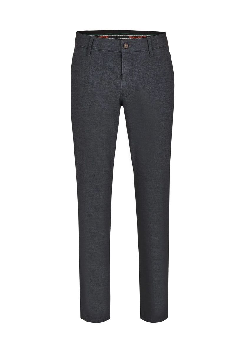 Moderne melierte Flatfront-Chinos