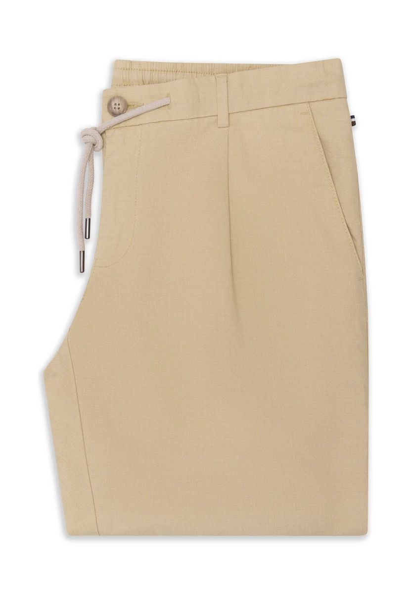 Chino-Bermudas mit Kordelzug