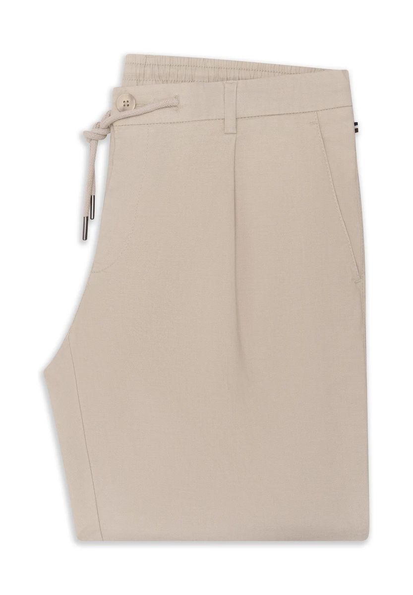 Chino-Bermudas mit Bundfalte
