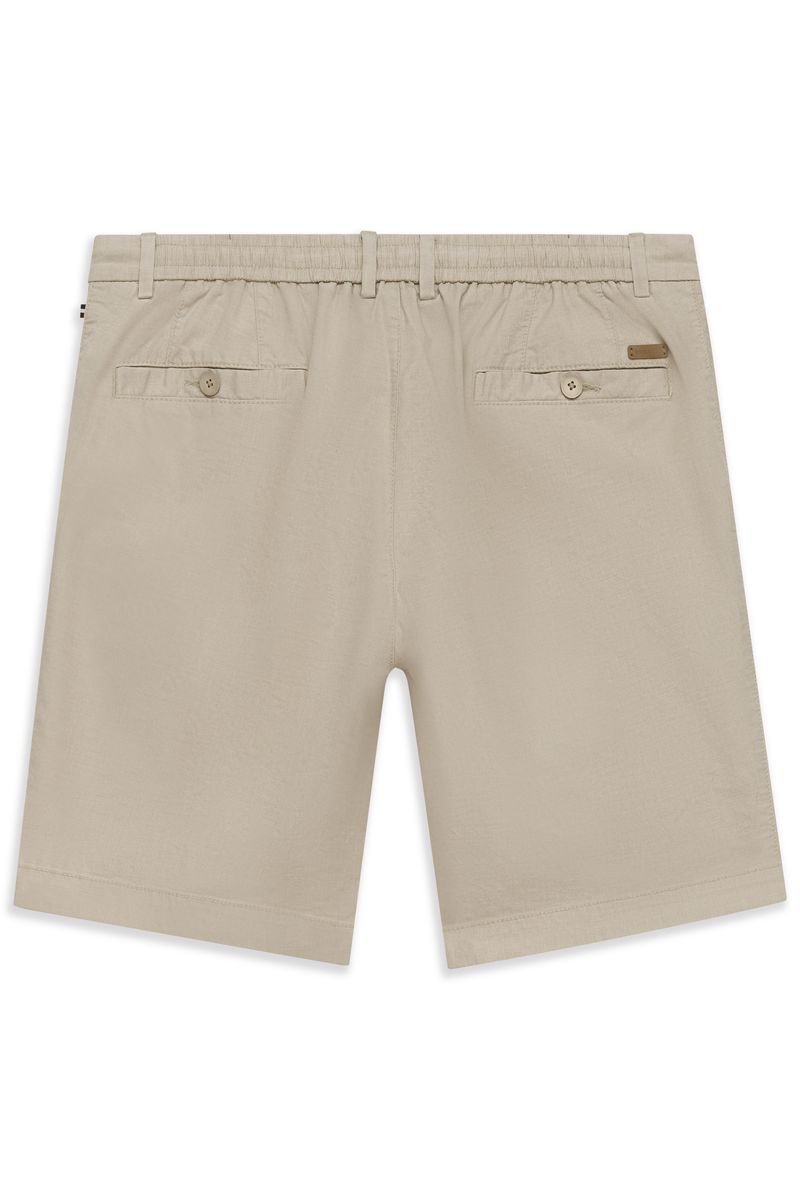 Chino-Bermudas mit Bundfalte