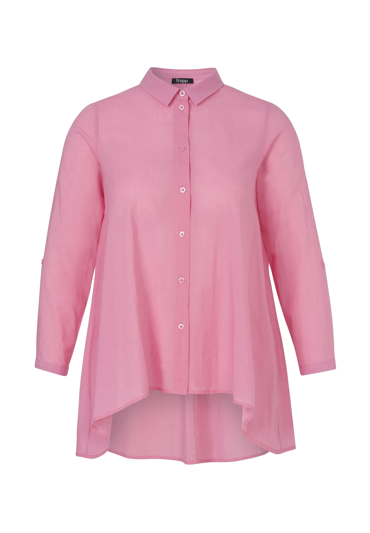 Luftige Bluse mit Vokuhila-Saum