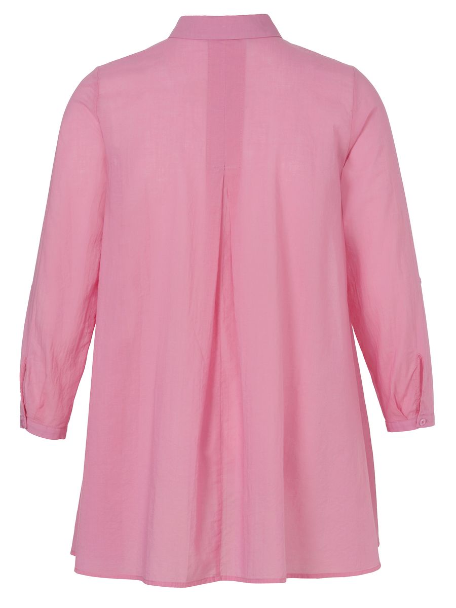 Luftige Bluse mit Vokuhila-Saum