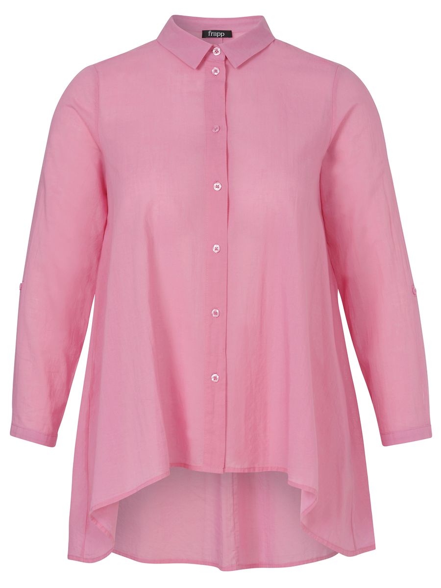 Luftige Bluse mit Vokuhila-Saum