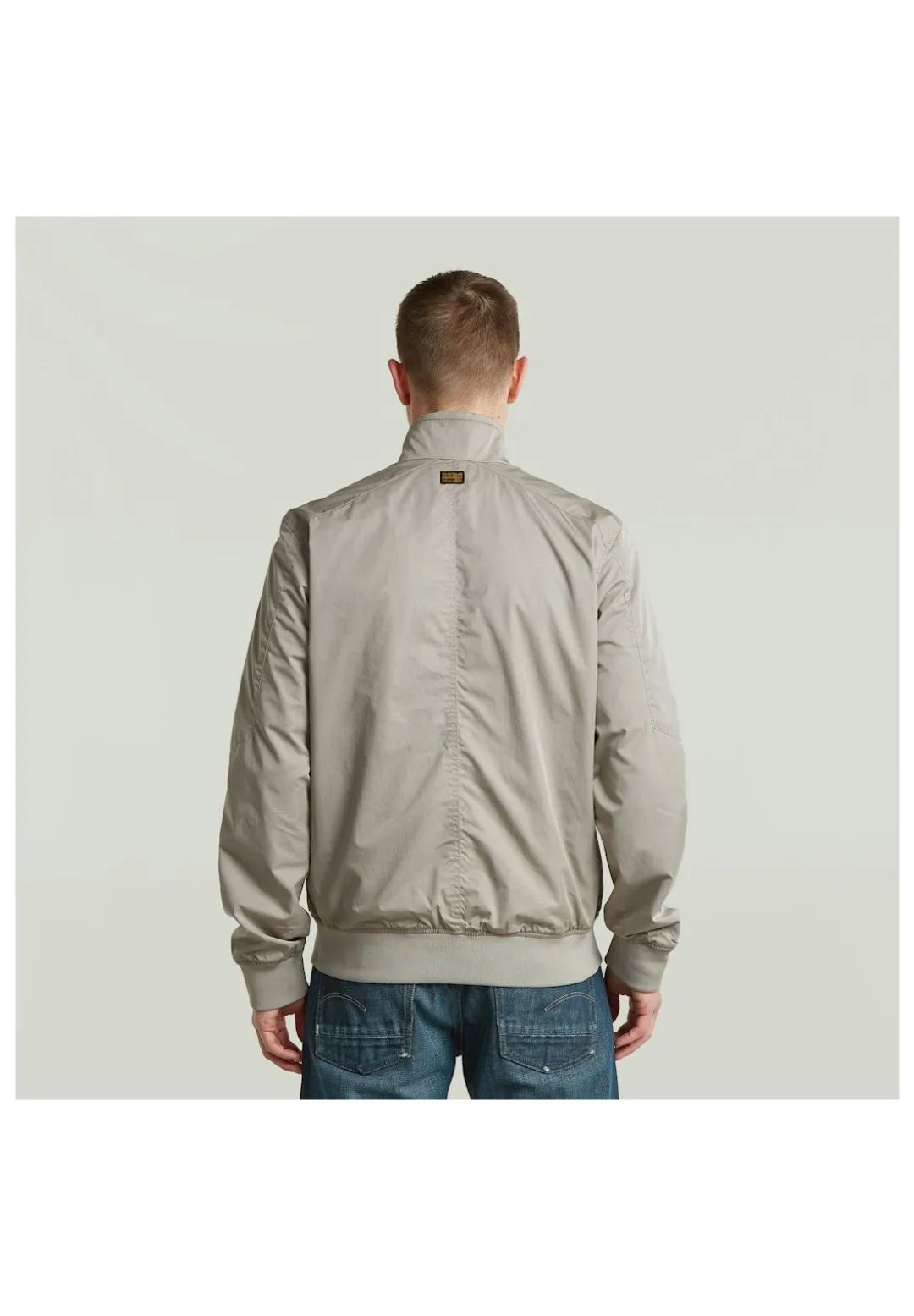 Strukturierte Track-Jacke aus Baumwollmix