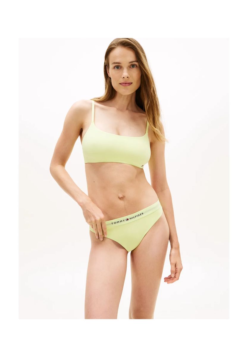 Bustier-Bikini-Set mit Logo-Bund
