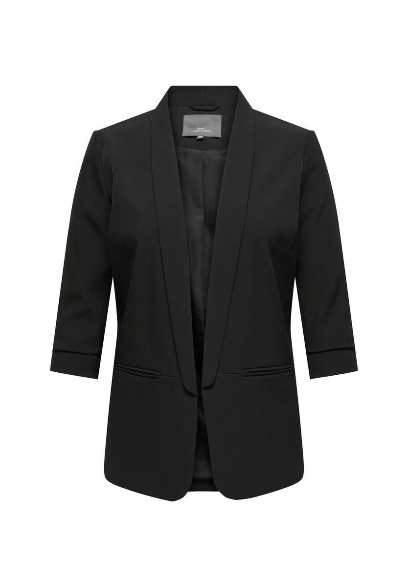 Damen Blazer mit 3/4 Ärmeln, Schwarz