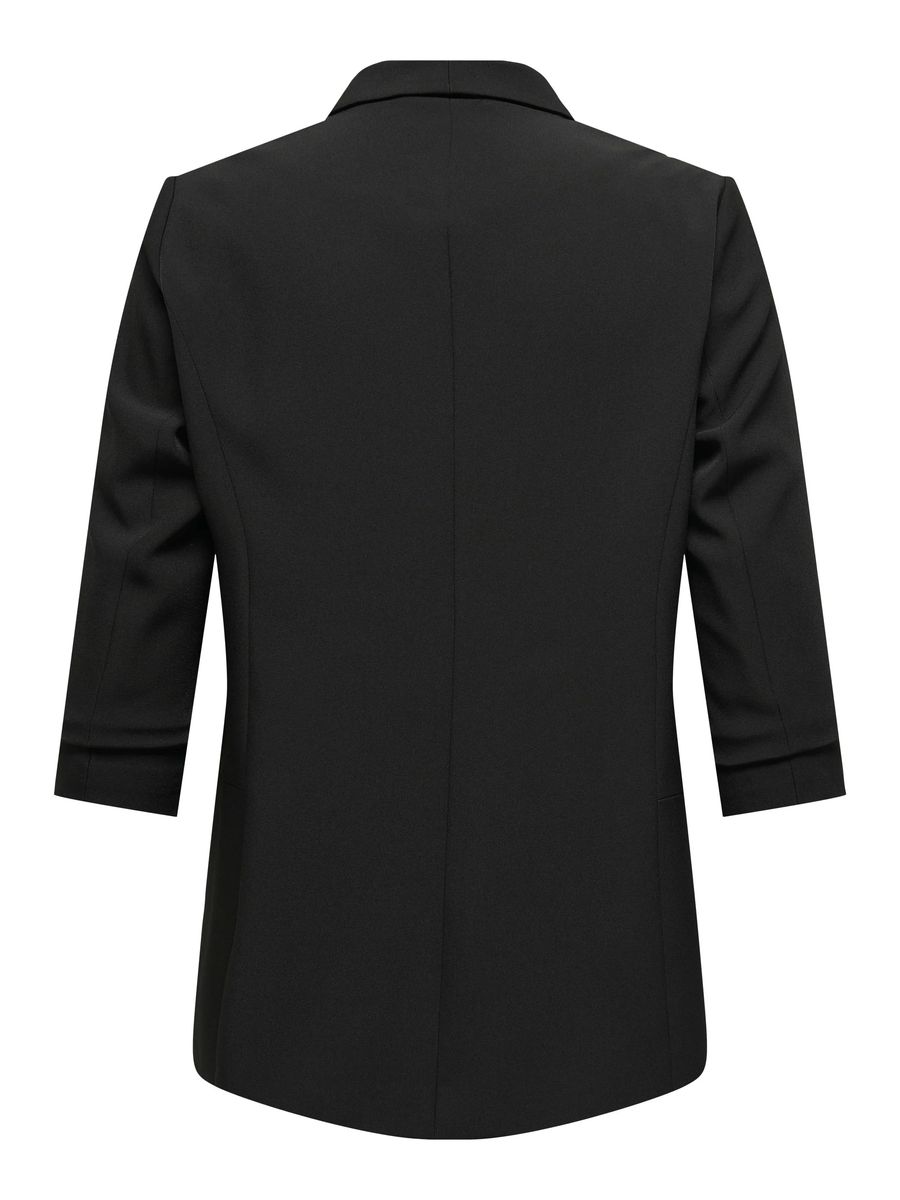 Damen Blazer mit 3/4 Ärmeln, Schwarz