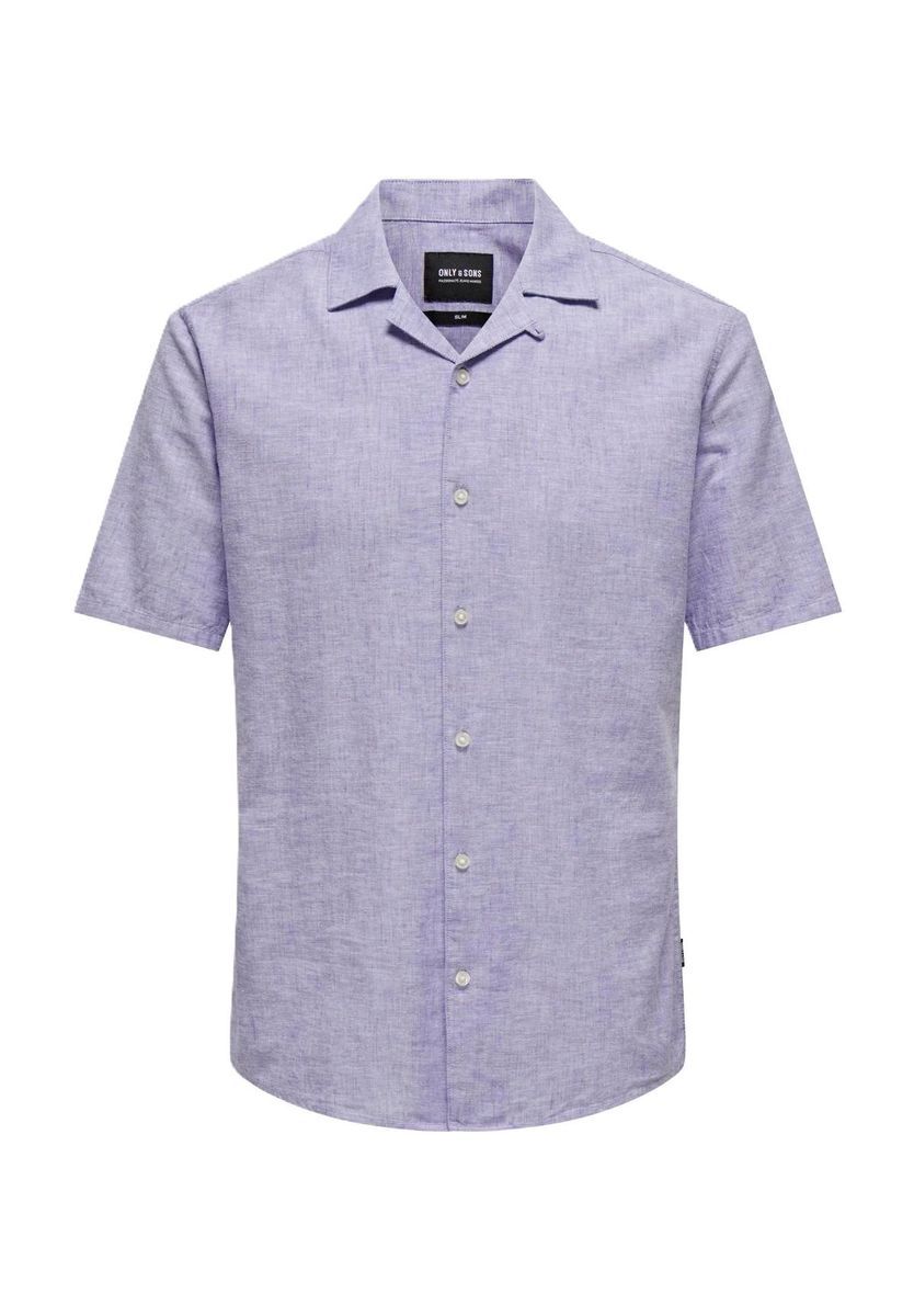 Kurzarm Hemd mit Reverskragen