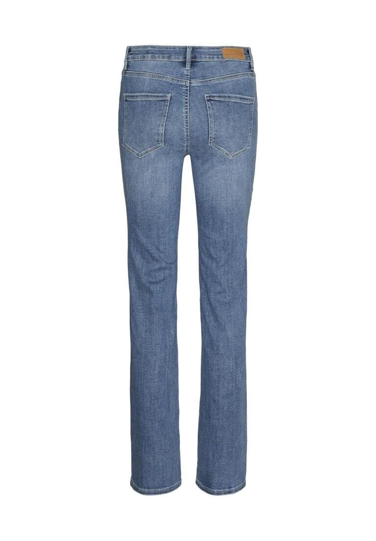 Jeans mit geradem Bein in mittlerer Waschung