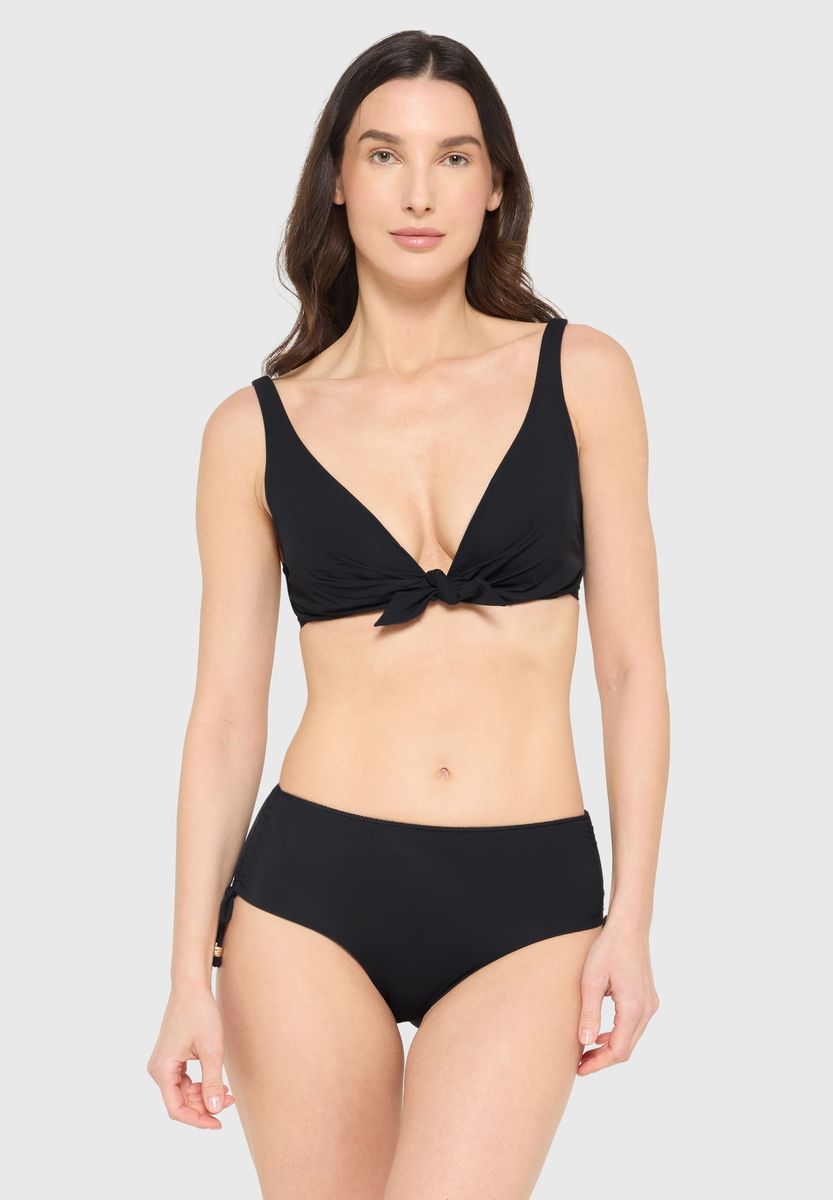 Bikini-Oberteil mit Bügel und Knoten