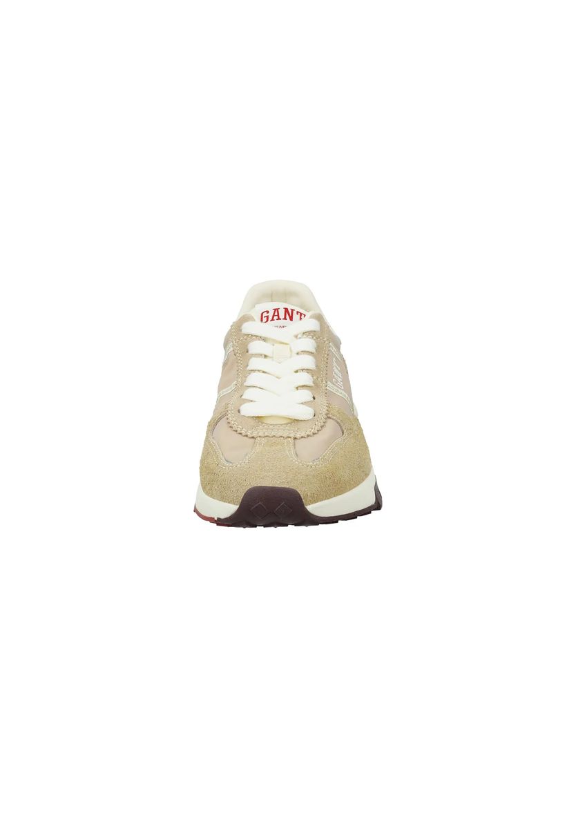 Retro-inspirierte Sneaker mit Wildleder-Einsätzen