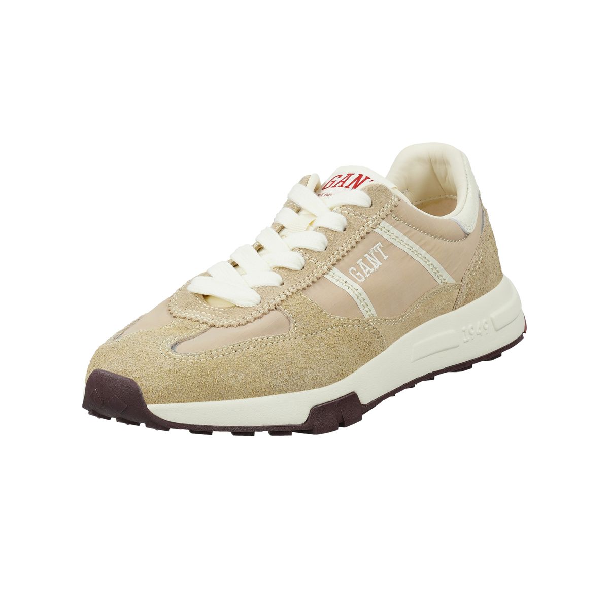 Retro-inspirierte Sneaker mit Wildleder-Einsätzen