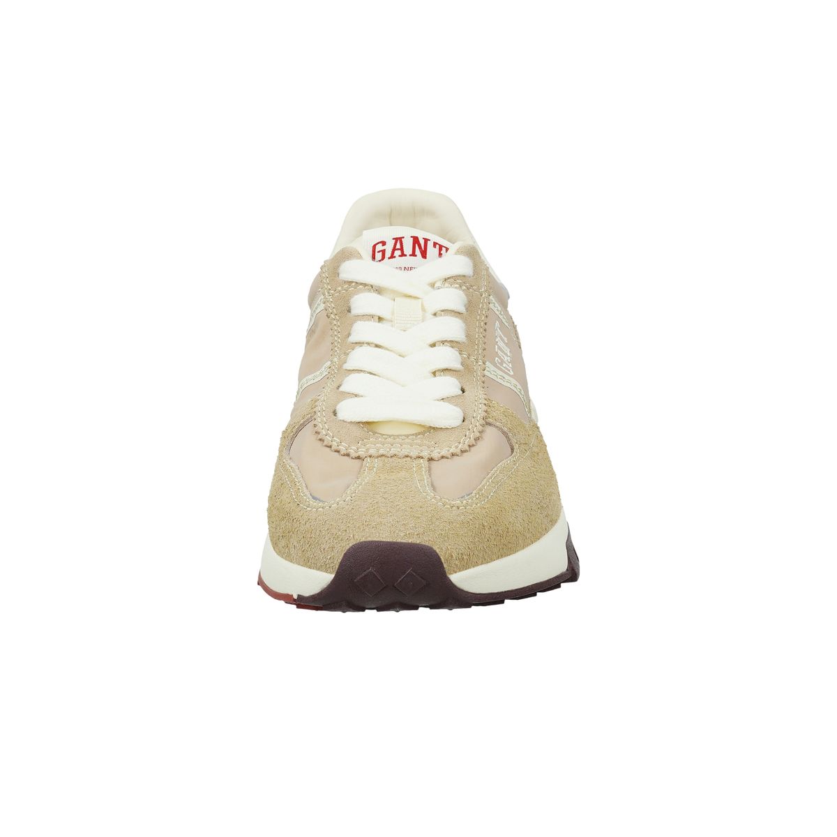 Retro-inspirierte Sneaker mit Wildleder-Einsätzen