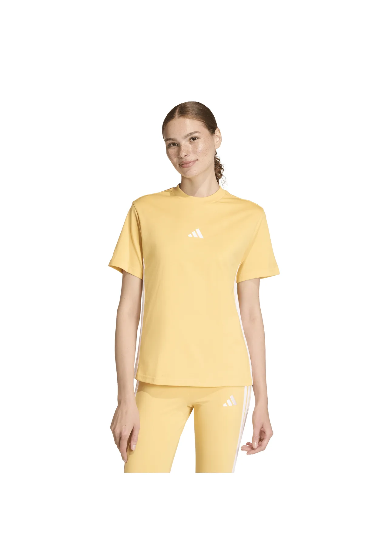 Sportliches Logo-T-Shirt mit Seitenstreifen