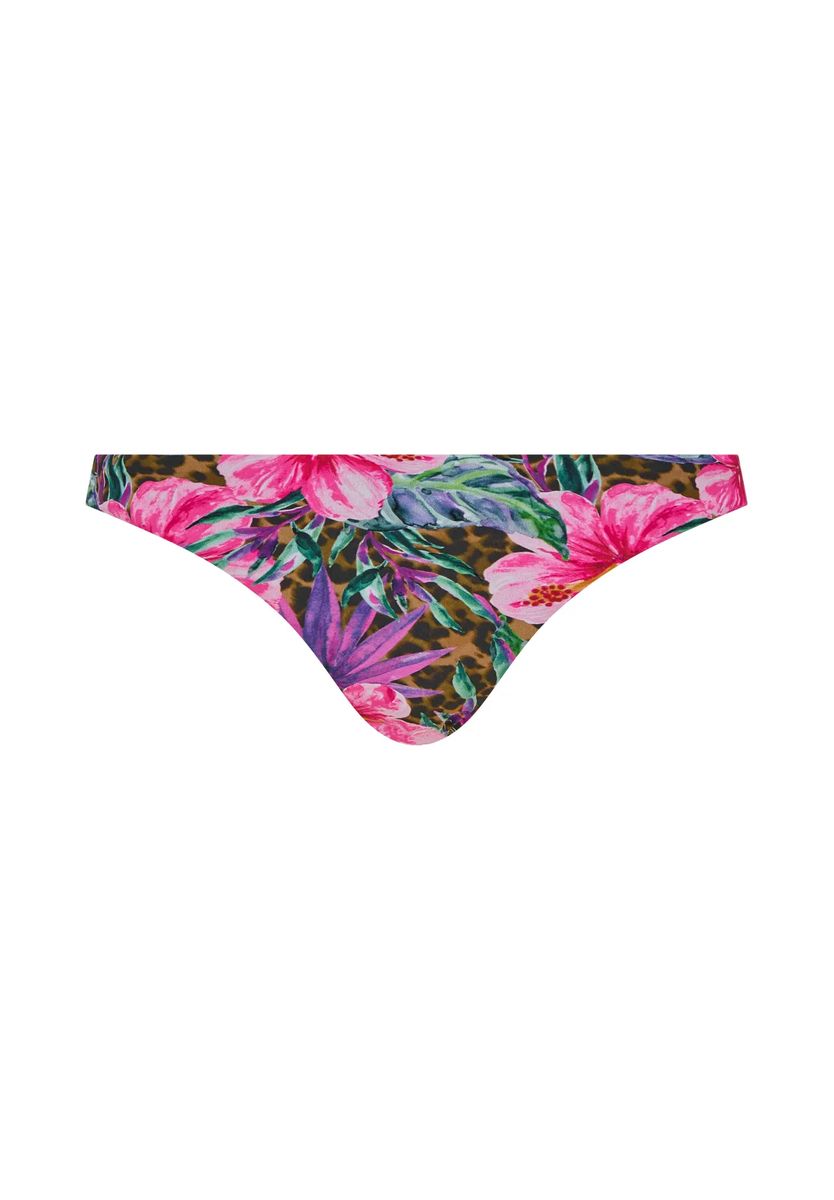 Bikini-Hose mit Tropen-Print
