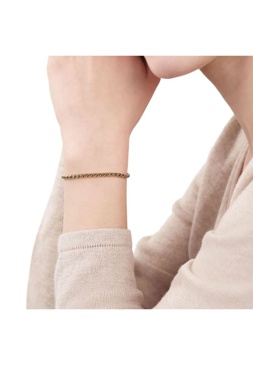 Elegantes gedrehtes Kettengliederarmband