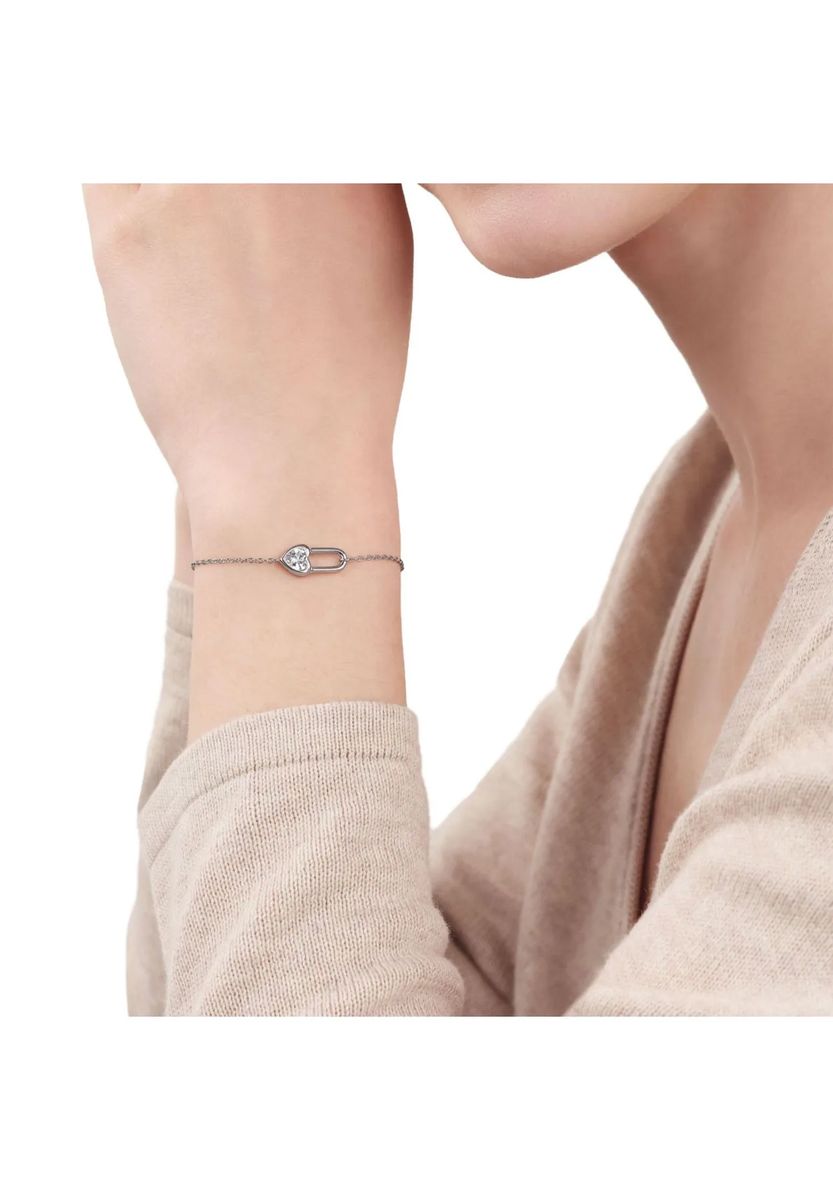 Zartes Armband mit Herz-Zirkonia