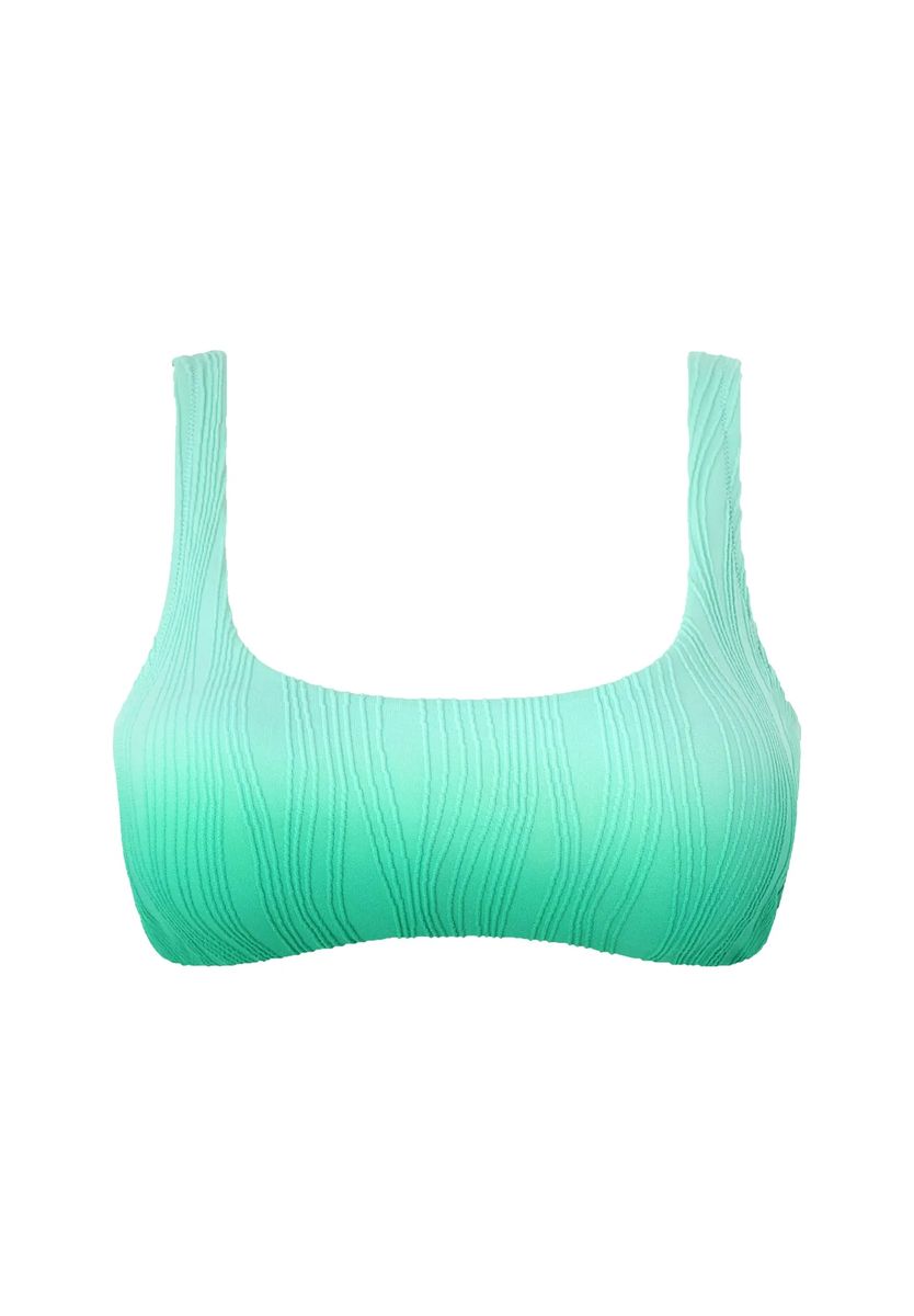 Strukturiertes Bustier-Top mit breiten Trägern
