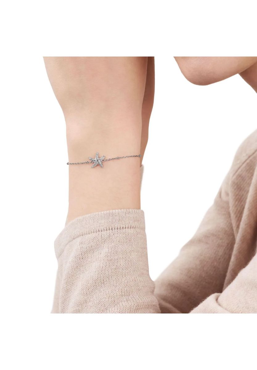 Funkelndes Armband mit Seestern-Motiv