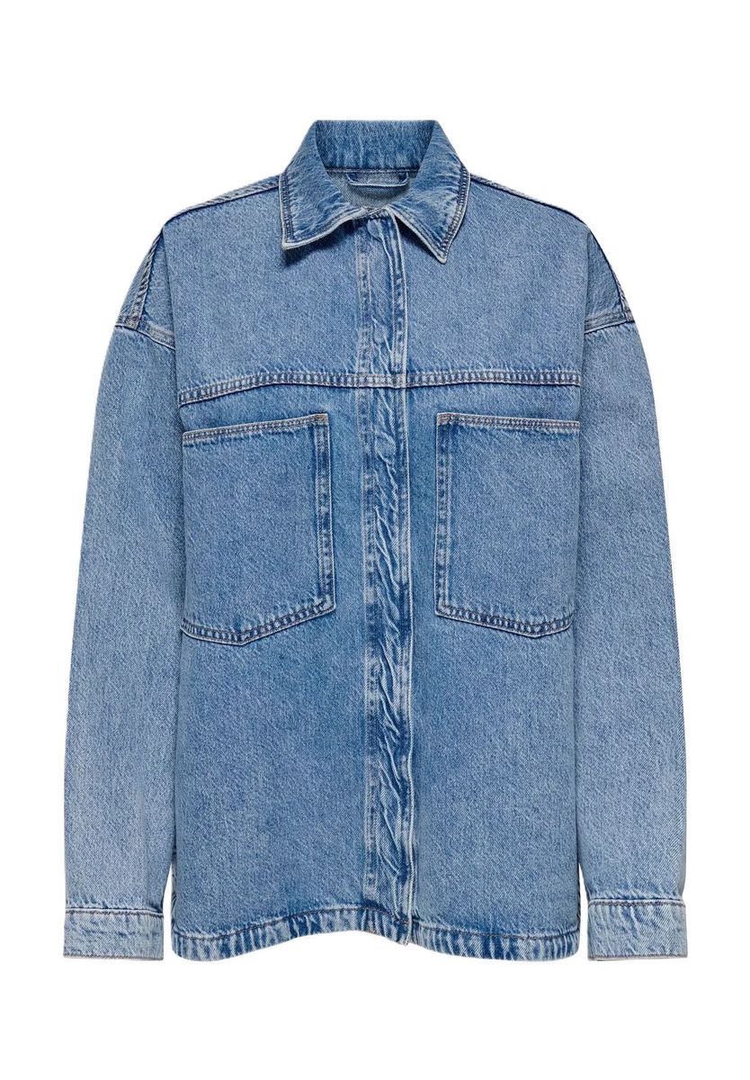 Oversized Jeanshemdjacke