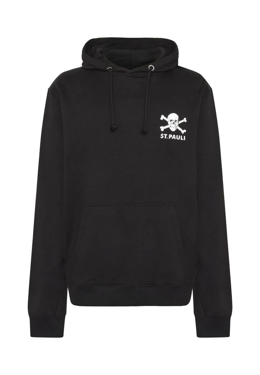 Hoodie mit Totenkopf-Print