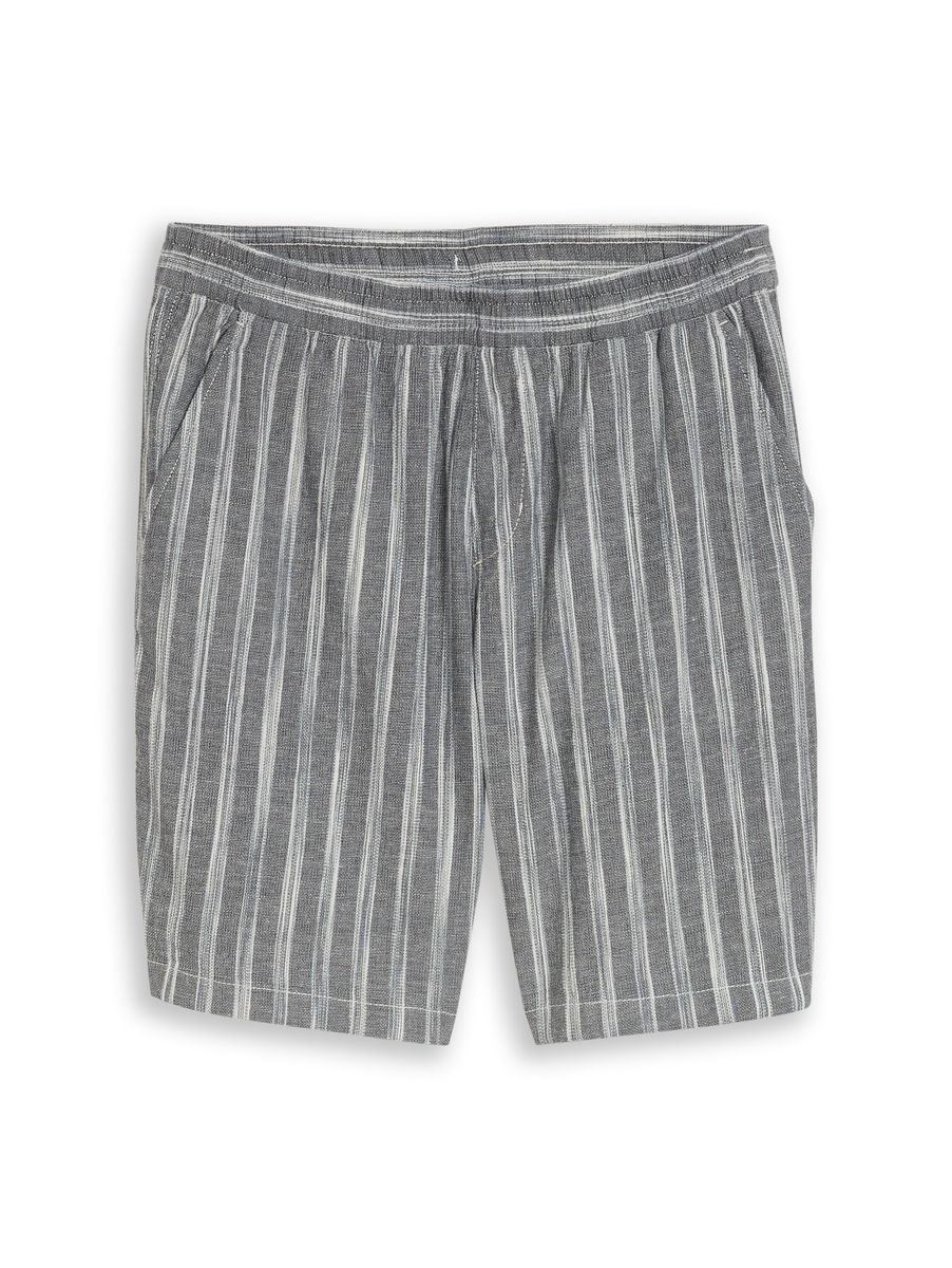 Gestreifte Relaxed Fit Lounge-Shorts