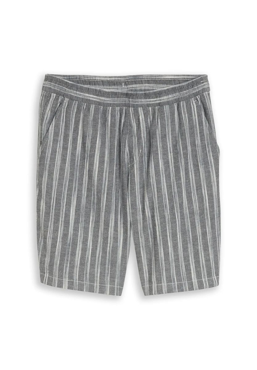 Gestreifte Relaxed Fit Lounge-Shorts