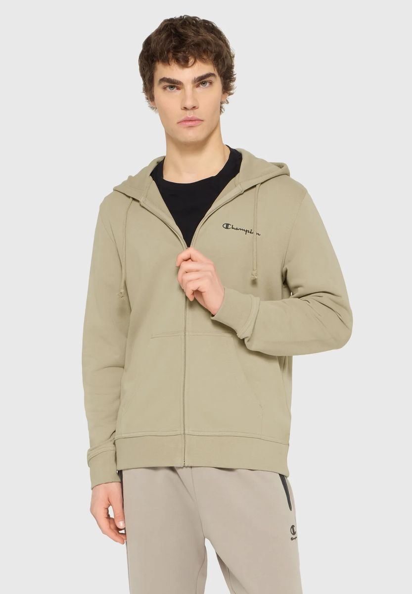 Klassischer Fleece-Hoodie mit Reißverschluss