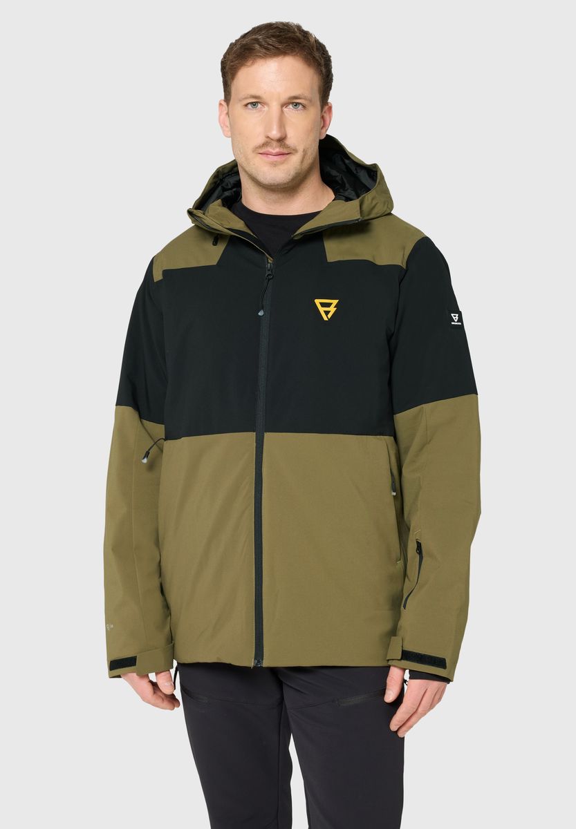 Technische Snowboardjacke im Farbblock-Design