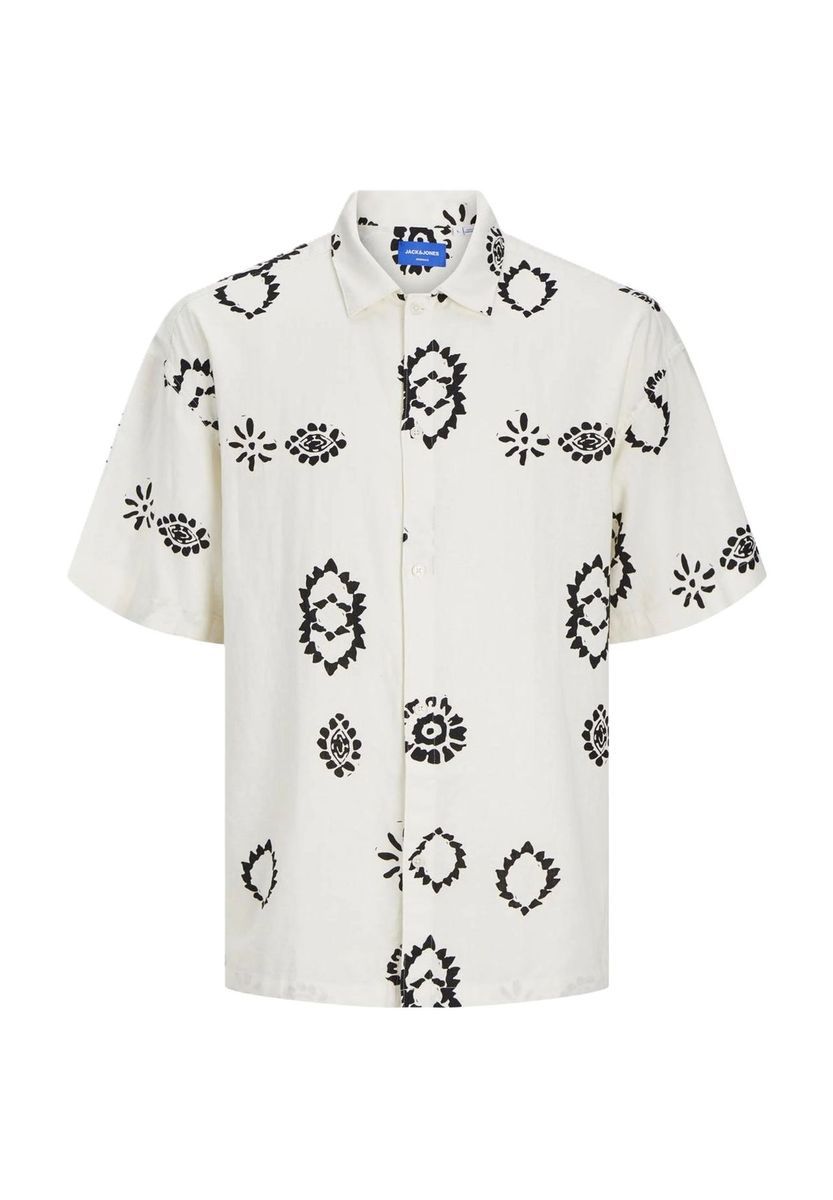 Gemustertes Kurzarm Resort-Hemd