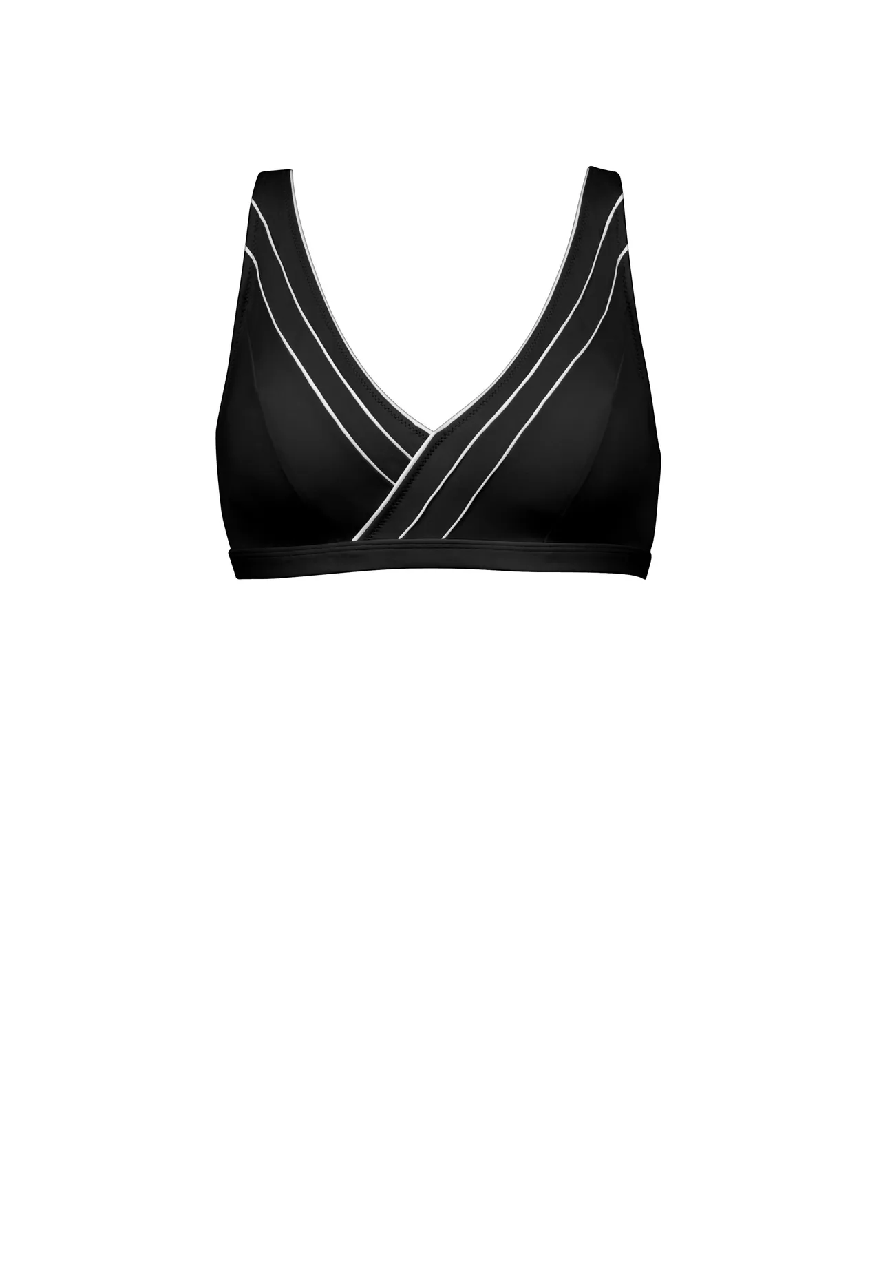Sportliches Bustier in Wickeloptik
