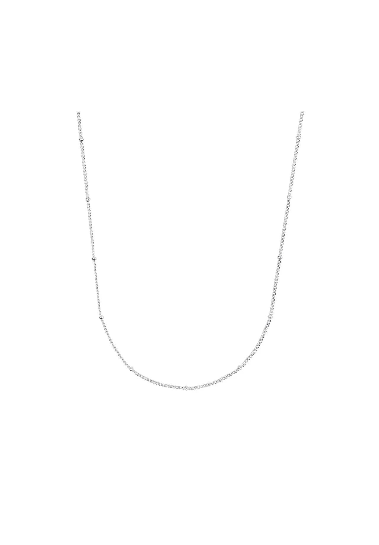 Minimalistische Kugelkette aus Sterlingsilber