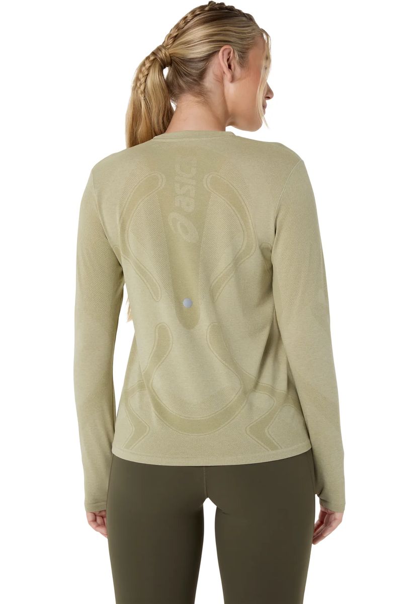 Nahtloses Langarm-Laufshirt