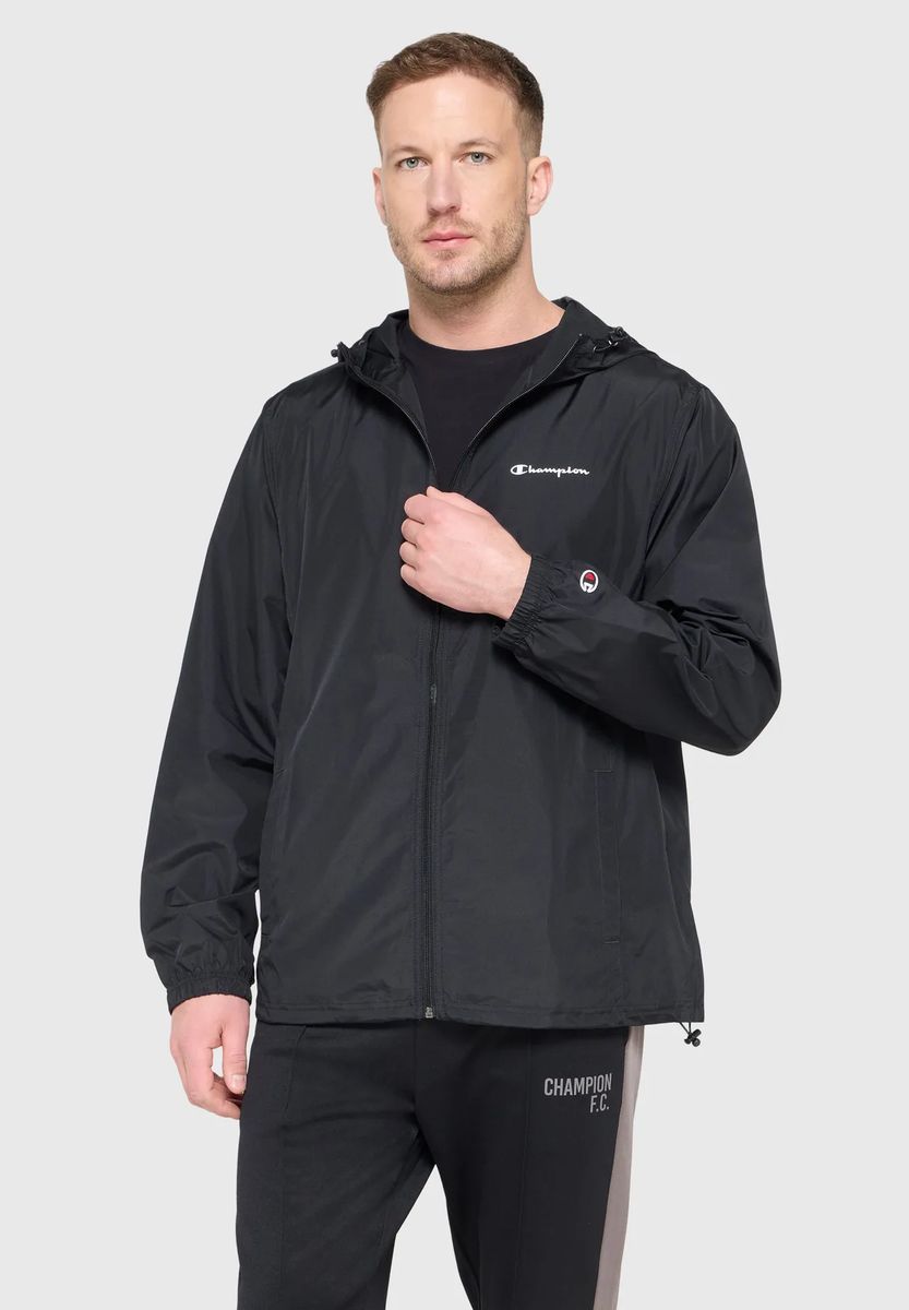 Leichte Kapuzen-Sportwindjacke