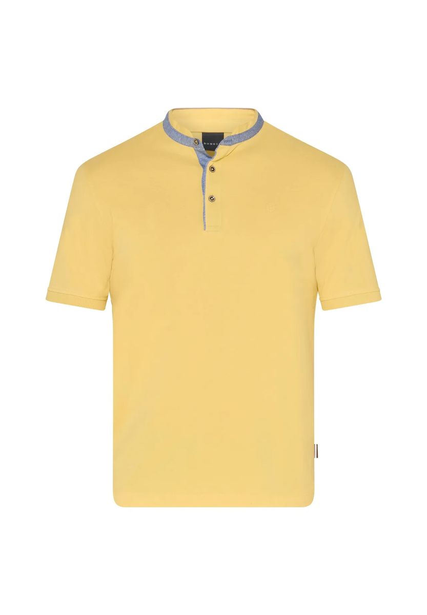 Modisches Henley-Shirt mit Stehkragen
