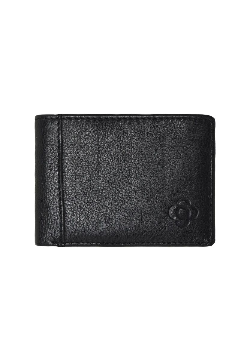 Klassische Leder-Brieftasche mit RFID-Schutz