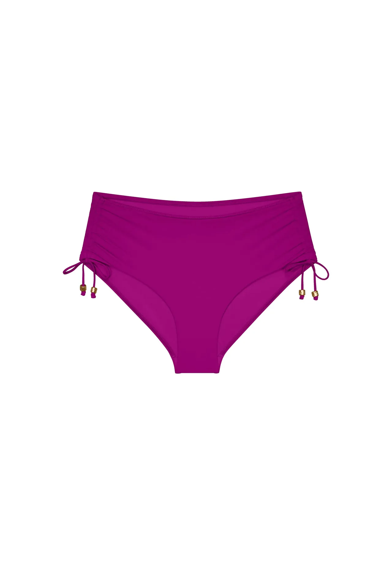 High-Waist Bikini-Hose mit Schnürung
