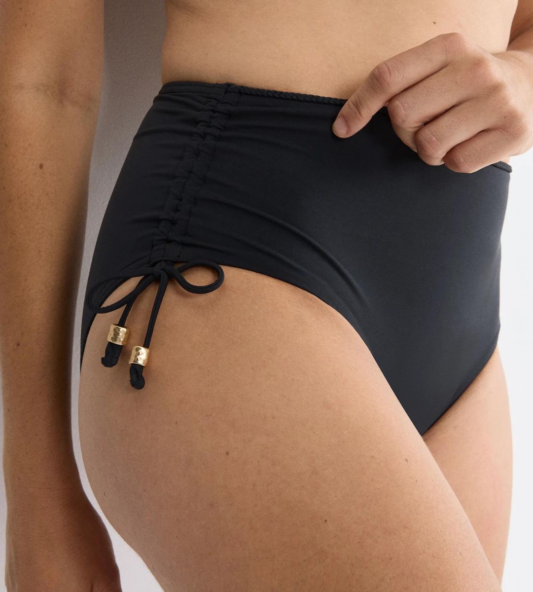 Bikini-Hose mit hoher Taille