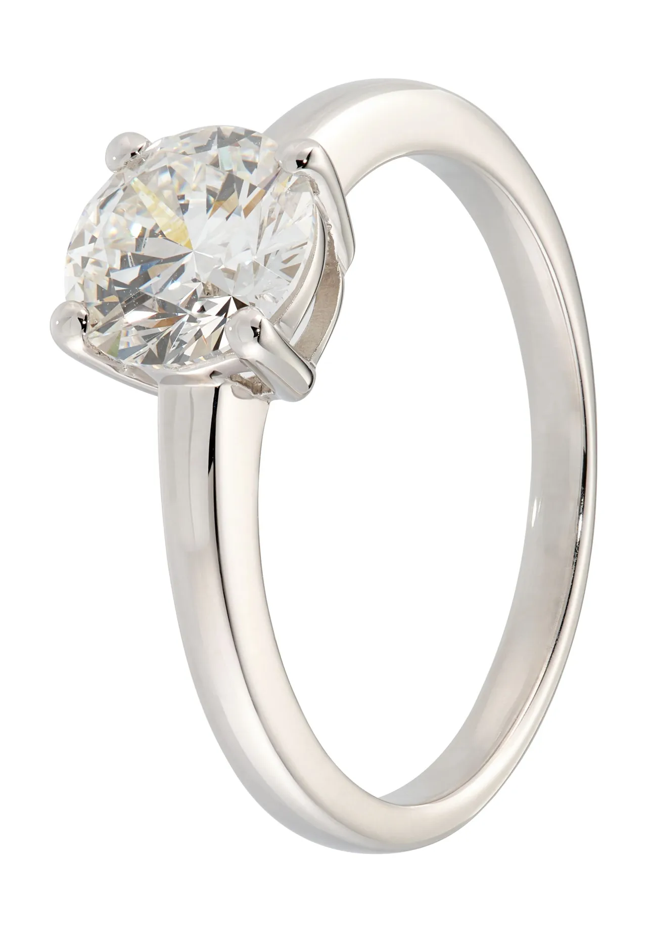 Eleganter Solitärring mit Lab-Grown Diamant