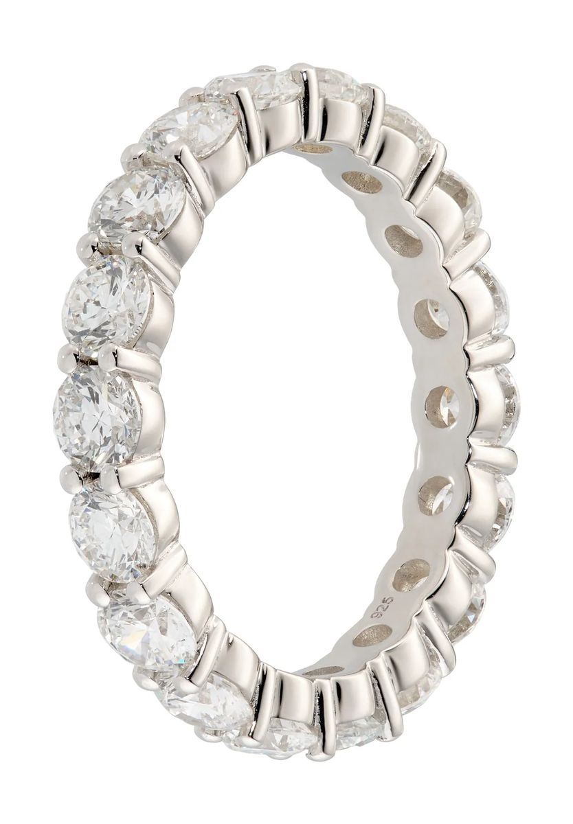 Funkelnder Eternity-Ring mit Lab-Diamanten